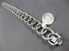 ESTATE WIDE 2.50CT DIAMOND 14KT WHITE GOLD ROUND OVAL LOVE KNOT TENNIS BRACELET