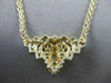 ESTATE 1.25CTW DIAMOND 14KT YELLOW GOLD FLAT WOVEN NECKLACE 16.50" ITALY #2618