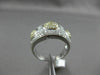 ESTATE WIDE 1.28CT DIAMOND 18KT WHITE & YELLOW GOLD 3D PAVE ETOILE FUN RING