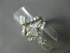 LARGE 4.26CT DIAMOND MARQUISE & ROUND PLATINUM ENGAGEMENT WEDDING INSERT RING