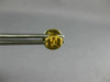 ESTATE .38CT BLUE DIAMOND 18KT YELLOW GOLD 3D CLASSIC ROUND BEZEL STUD EARRINGS
