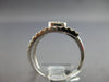 .59CT DIAMOND 14KT WHITE GOLD 3D ROUND CLUSTER SQUARE 3 ROW CRISS CROSS FUN RING