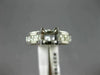 .92CT DIAMOND 14KT WHITE GOLD PRINCESS LUCIDA SEMI MOUNT ENGAGEMENT RING #23799