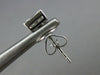 .46CT DIAMOND 18KT WHITE GOLD 3D ROUND & BAGUETTE INVISIBLE SQUARE STUD EARRINGS