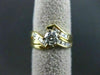 ESTATE .97CT DIAMOND 14K YELLOW GOLD WEDDING & ENGAGEMENT RING STUNNING!! #246