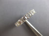 ESTATE 3.60CT DIAMOND 14K WHITE GOLD ROUND 4MM ETERNITY WEDDING ANNIVERSARY RING