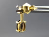1.02CT DIAMOND & AAA SMOKY TOPAZ 14KT YELLOW GOLD OVAL & ROUND HANGING EARRINGS