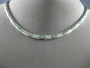 ESTATE .65CT DIAMOND 14K WHITE GOLD 3D CLASSIC SOLID ITALIAN LINK NECKLACE #9509