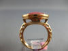 LARGE 11.52CT DIAMOND & AAA PINK AGATE 14KT ROSE GOLD 3D HALO FILIGREE FUN RING