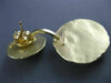 ESTATE LARGE 4.28CT DIAMOND & AAA MULTI GEM 14K YELLOW GOLD 3D CIRCULAR EARRINGS