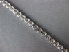 LARGE & LONG 10.79CT DIAMOND 18K WHITE GOLD MULTI SHAPE INFINITY TENNIS NECKLACE