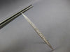 EXTRA LARGE 1.19CT DIAMOND 14KT WHITE GOLD LONG GRADUATING BAR HANGING EARRINGS
