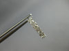 .65CT DIAMOND 14KT WHITE GOLD 3D CLASSIC OVAL HUGGIE LEVERBACK HANGING EARRINGS