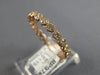 ESTATE .80CT DIAMOND 14KT ROSE GOLD FILIGREE MILGRAIN SIZEABLE ANNIVERSARY RING