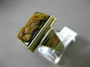 ANTIQUE LARGE BROWN CARNELIAN 14KT YELLOW GOLD 3D RECTANGULAR ROMAN SOLDIER RING