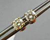 ESTATE .87CT ROUND DIAMOND 14KT YELLOW GOLD 4 PRONG SOLITAIRE STUD EARRINGS