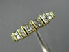 0.90CT ROUND BAGUETTE & PRINCESS DIAMOND 14K YELLOW GOLD ANNIVERSARY RING #1586