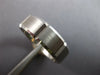 WIDE 14KT WHITE GOLD 3D SOLID SQUARE ETERNITY COMFORT FIT MENS ANNIVERSARY RING