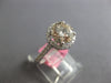 1.5CT WHITE & FANCY YELLOW DIAMOND 18K WHITE GOLD SOLITAIRE HALO ENGAGEMENT RING