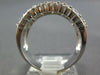 2.44CT WHITE & FANCY YELLOW DIAMOND 18KT WHITE GOLD MULTI ROW ANNIVERSARY RING