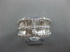 WIDE 2.06CT DIAMOND 18KT WHITE GOLD ROUND BAGUETTE & MARQUISE ANNIVERSARY RING