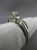 ESTATE .80CT ROUND & MARQUISE DIAMOND 14KT WHITE GOLD 3D CLASSIC ENGAGEMENT RING