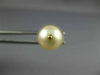 ESTATE AAA SOUTH SEA PEARL 14KT YELLOW GOLD 3D CLASSIC MENS PIN