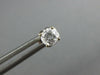 ESTATE .60CT DIAMOND 14KT WHITE GOLD 3D ROUND CLASSIC STUD EARRINGS #587