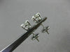 CLASSIC 1.07CT ROUND DIAMOND PLATINUM 4 PRONG 3D STUD EARRINGS F/G VS/SI1 #2048