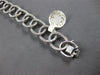 ESTATE WIDE 2.50CT DIAMOND 14KT WHITE GOLD ROUND OVAL LOVE KNOT TENNIS BRACELET