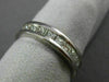 ESTATE 2.10CT PRINCESS CUT DIAMOND 14K WHITE GOLD ETERNITY ANNIVERSARY RING 6542
