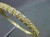 ANTIQUE 1.90CT DIAMOND 18KT YELLOW GOLD CLASSIC FILIGREE BANGLE BRACELET F/G VS