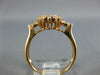 WIDE .85CT DIAMOND 18KT ROSE GOLD 3D CLUSTER FLOWER HALO FRIENDSHIP PROMISE RING
