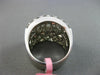 ESTATE EXTRA LARGE 4.59CT DIAMOND 18KT WHITE GOLD 3D MULTI ROW ANNIVERSARY RING