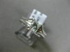 ESTATE .50CT PRINCESS DIAMOND 14KT WHITE GOLD CLASSIC SOLITAIRE ENGAGEMENT RING