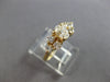 ESTATE .87CT DIAMOND 14K YELLOW GOLD ROUND & OVAL 7 STONE ENGAGEMENT RING #28145