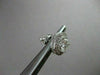 ANTIQUE 1.96CT DIAMOND 14KT WHITE GOLD FILIGREE HALO STUD EARRINGS AMAZING #2708