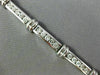 ESTATE 3.0CT DIAMOND 14KT WHITE GOLD CLASSIC CHANNEL LINK TENNIS BRACELET #11117