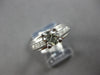 ESTATE .96CT DIAMOND 14K WHITE GOLD CLASSIC ROUND CHANNEL LUCIDA ENGAGEMENT RING