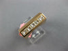 ESTATE WIDE 1.56CT DIAMOND 18KT ROSE GOLD 3D PRINCESS & OVAL MENS PINKY RING