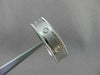 ESTATE WIDE .40CT DIAMOND 14K WHITE GOLD ETOILE ETERNITY SOLID MENS RING #19670