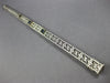 ANTIQUE .90CT AAA SAPPHIRE 14K WHITE GOLD ART DECO SQUARE TENNIS BRACELET #27816