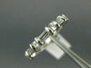 ESTATE .45CT ROUND & BAGUETTE DIAMOND & AAA EMERALD 14KT WHITE GOLD RING #4731