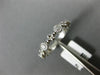 ESTATE .36CT DIAMOND 14K WHITE GOLD 3D FLOWER FILIGREE WEDDING ANNIVERSARY RING