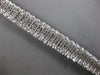 EXTRA LARGE 20.06CT DIAMOND 18KT WHITE GOLD MULTI SHAPE MULTI ROW CUFF BRACELET