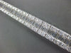 EXTRA LARGE 21.95CT DIAMOND 18KT WHITE GOLD 3D CLASSIC INFINITY TENNIS BRACELET