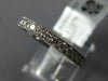 0.97CT DIAMOND 18KT WHITE GOLD ROUND ETERNITY FILIGREE MILGRAIN ANNIVERSARY RING