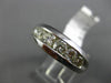 ESTATE WIDE 1.71CT DIAMOND 14KT WHITE GOLD 7 STONE CLASSIC CHANNEL WEDDING RING
