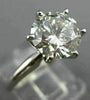 GIA 2.31CT ROUND DIAMOND H SI1 EXCELLENT CUT CLASSIC PLATINUM ENGAGEMENT RING