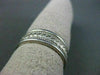 ESTATE WIDE 14K WHITE GOLD FILIGREE ROPE DESIGN MENS WEDDING RING BEAUTIFUL 1210